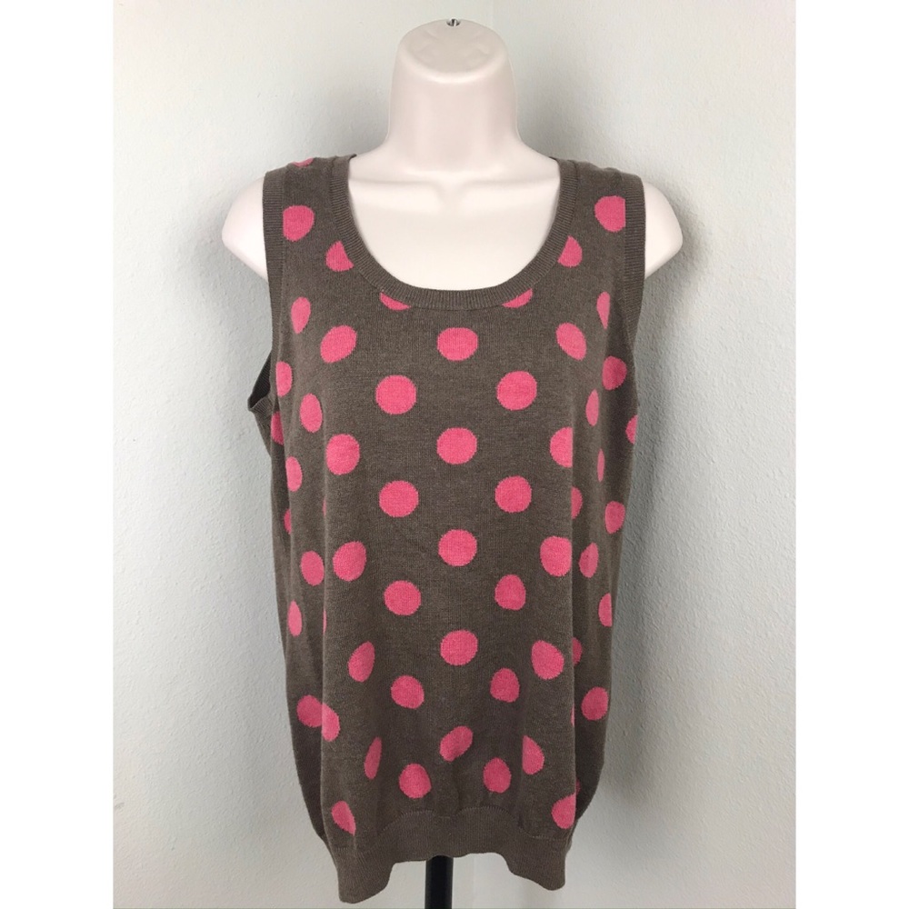 Boden Polka Dot Sweater Vest